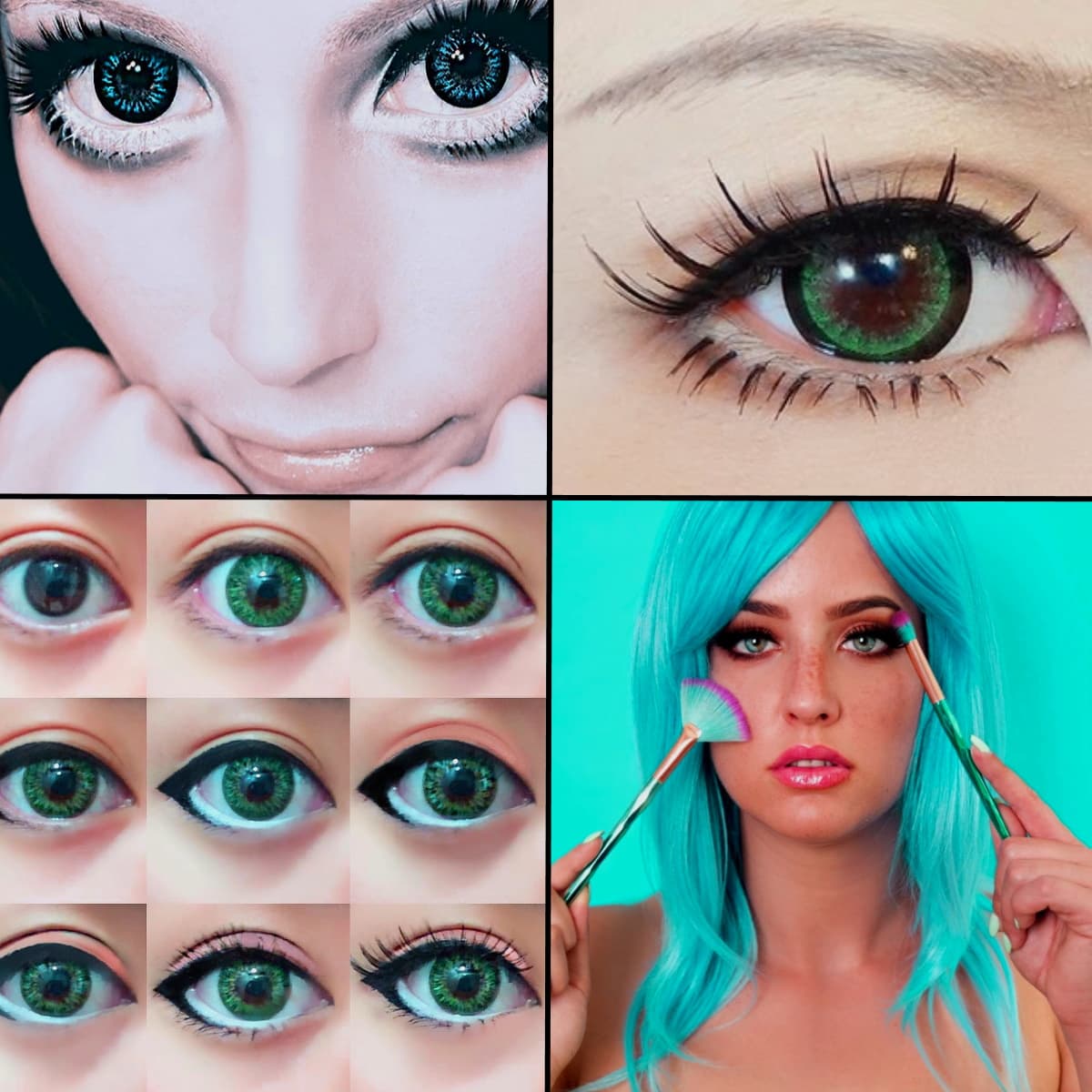 Simple Make-up tricks to get huge Anime Cartoon eyes | Now thats Peachy